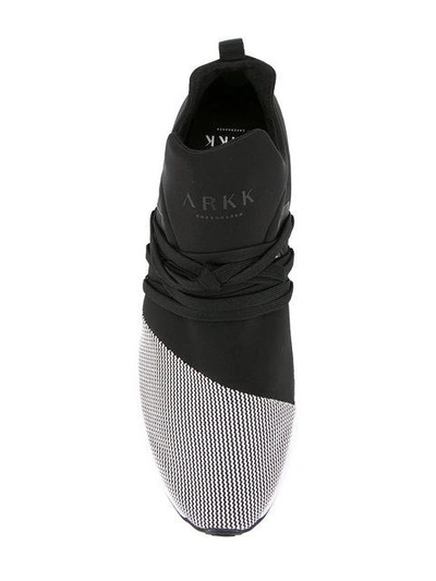 Shop Arkk Raven Mesh Se-15 Sneakers - Black