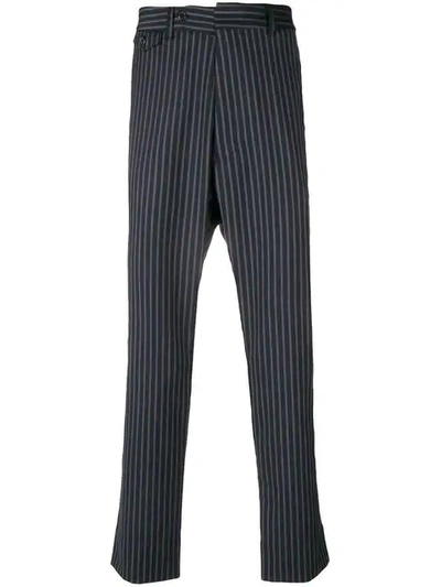Shop Hope Striped Tailored Trousers - Grey