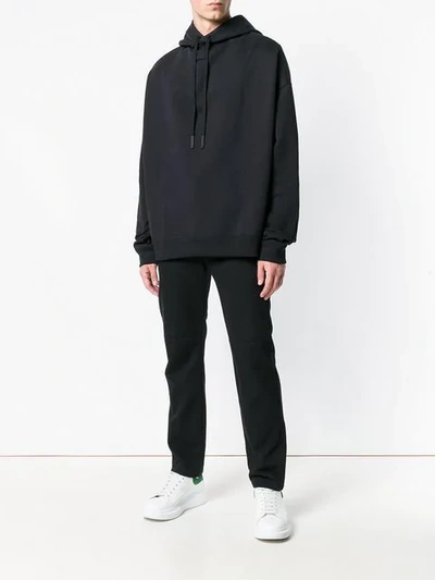 Shop Raf Simons Oversized Hoodie In Black