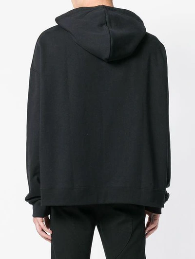 Shop Raf Simons Oversized Hoodie In Black