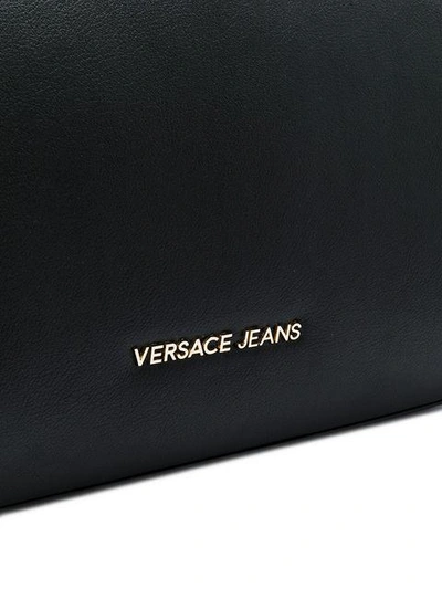 Shop Versace Jeans Bowling Tote Bag - Black