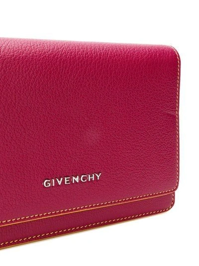 Shop Givenchy Envelope Chain Wallet - Pink