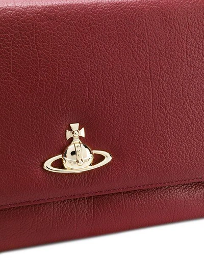 Shop Vivienne Westwood Balmoral Large Shoulder Bag - Red
