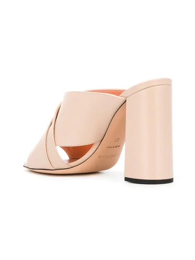 Shop Rochas Slip-on Mules In Pink