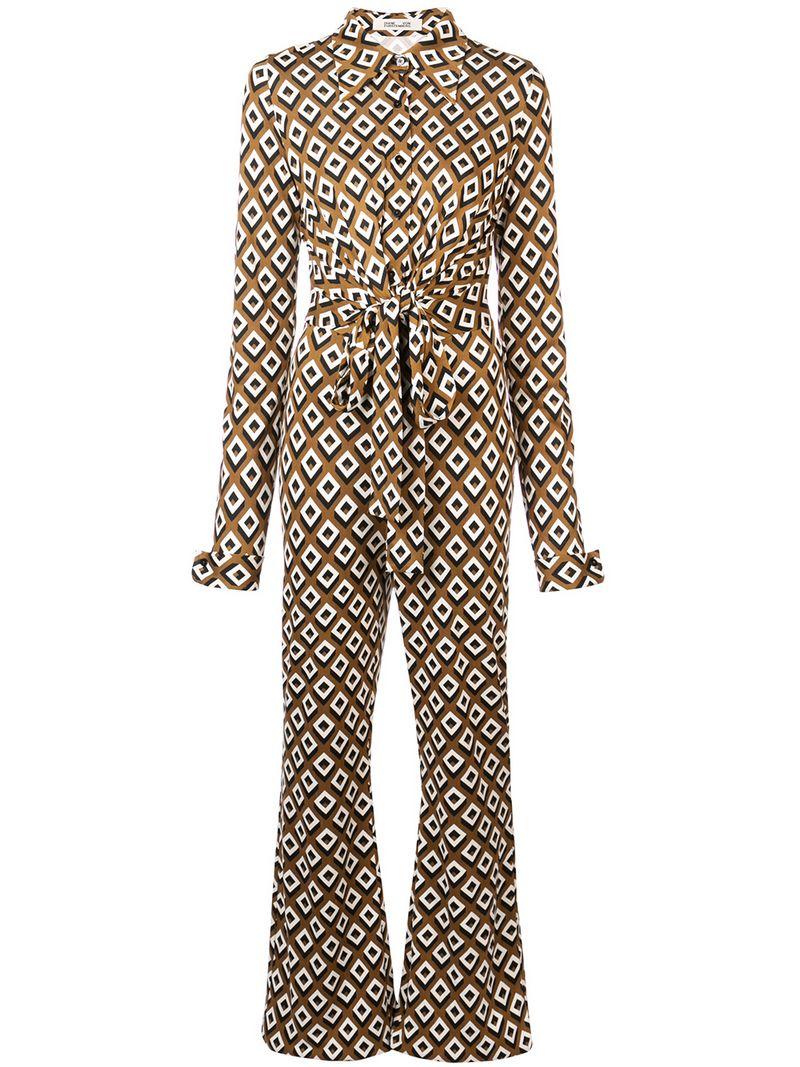 dvf silk jumpsuit