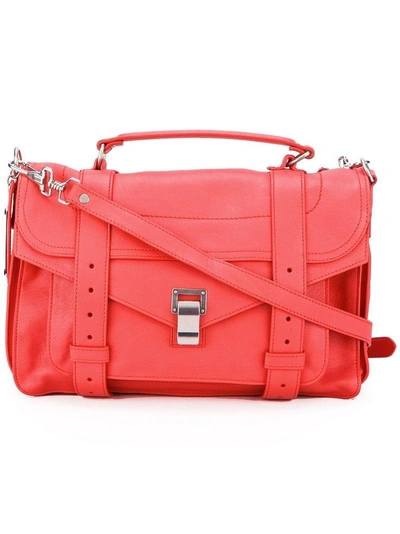 Shop Proenza Schouler Medium Ps1 Satchel In Red