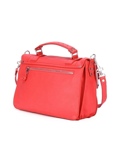 Shop Proenza Schouler Medium Ps1 Satchel In Red