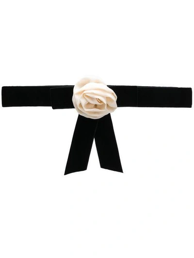 Shop Philosophy Di Lorenzo Serafini Rose Belt In Black