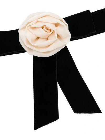 Shop Philosophy Di Lorenzo Serafini Rose Belt In Black