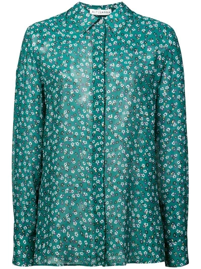 Shop Altuzarra Chika Floral Shirt - Green