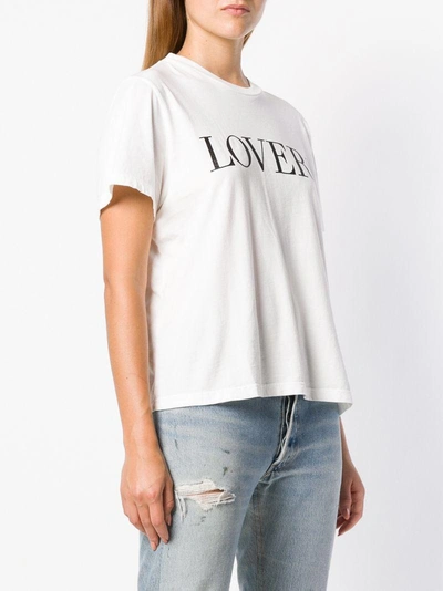 Shop Amiri Lovers T-shirt - White