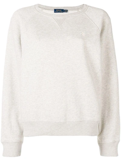 Shop Polo Ralph Lauren Jersey Sweater - Grey