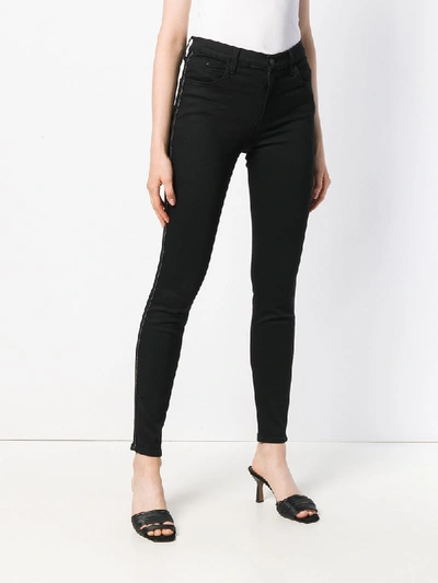 Shop J Brand Maria High Rise Skinny Jeans - Black