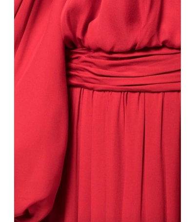 Shop Johanna Ortiz Red Senora Maria Rosa Dress
