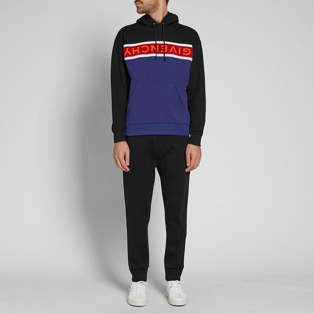 givenchy towelling band hoodie