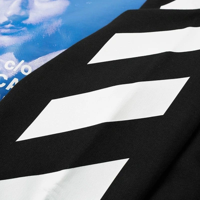 Shop Off-white Diagonal Bernini Spliced Crew Sweat In Black