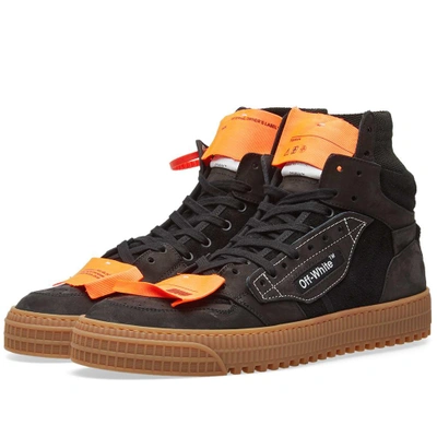 Shop Off-white Off-court Suede Sneaker In Black