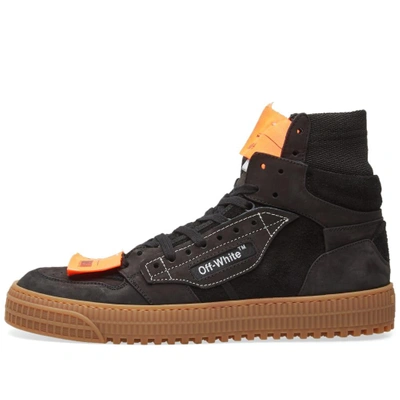 Shop Off-white Off-court Suede Sneaker In Black