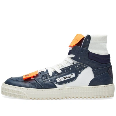 Shop Off-white Off-court Tumbled Sneaker In Blue