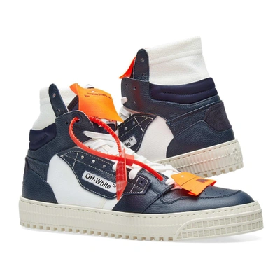 Shop Off-white Off-court Tumbled Sneaker In Blue