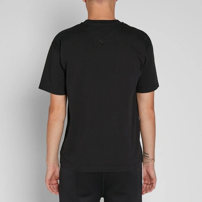 Shop Kenzo Embroidered Dragon Tee In Black