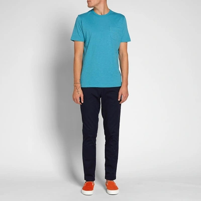 Shop Ymc You Must Create Ymc Wild Ones Pocket Tee In Blue