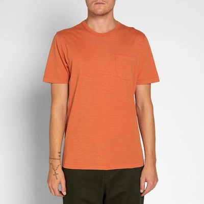 Shop Ymc You Must Create Ymc Wild Ones Pocket Tee In Orange