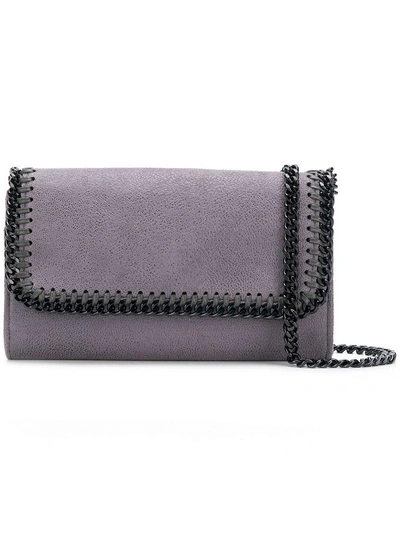 Shop Stella Mccartney Falabella Crossbody Bag - Grey