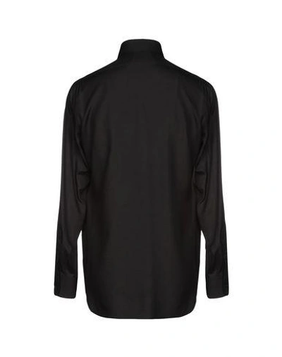 Shop Alexander Mcqueen Solid Color Shirt In Black