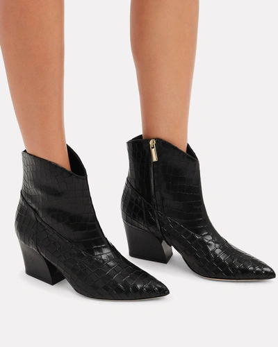 Shop Tibi Dylan Embossed Booties