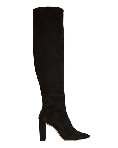 Shop Jean-michel Cazabat Kendal Slouchy Suede Boots