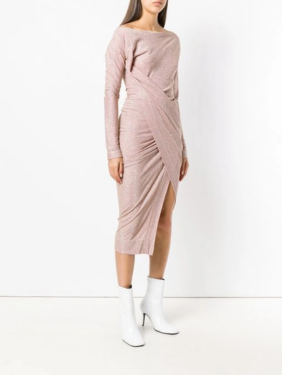 Shop Vivienne Westwood Anglomania Vian Dress - Neutrals