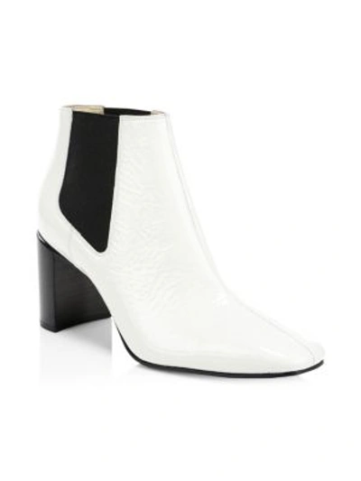 Shop Rag & Bone Aslen Patent Leather Boots In White