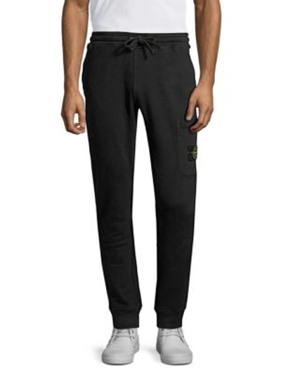 Shop Stone Island Solid Sweatpants In Dust