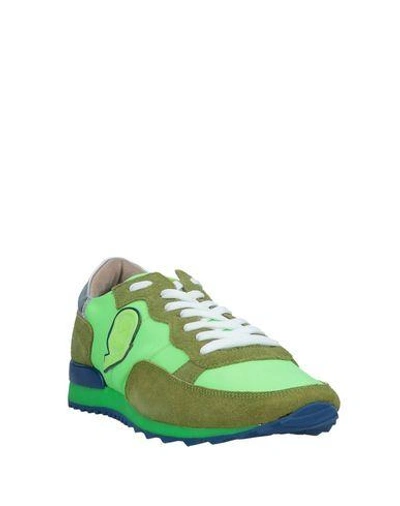 Shop Invicta Sneakers In Acid Green
