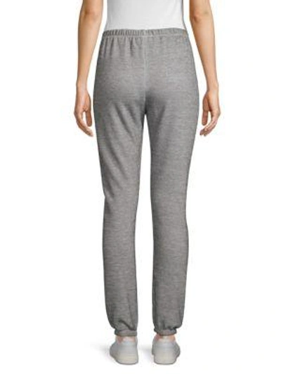 Shop Wildfox Rain Or Shine Knox Joggers In Heather Burnout