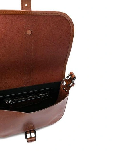 Shop A.f.vandevorst Cross Tag Shoulder Bag In Brown