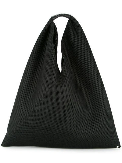 Shop Mm6 Maison Margiela Japanese Tote Bag - Black