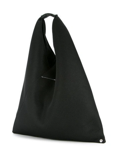 Shop Mm6 Maison Margiela Japanese Tote Bag - Black