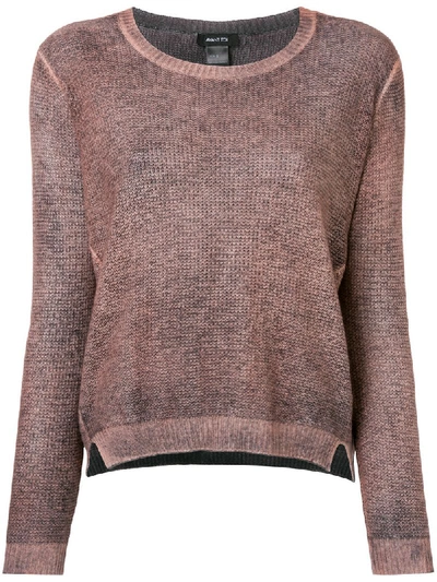 Shop Avant Toi Round Neck Jumper In Pink