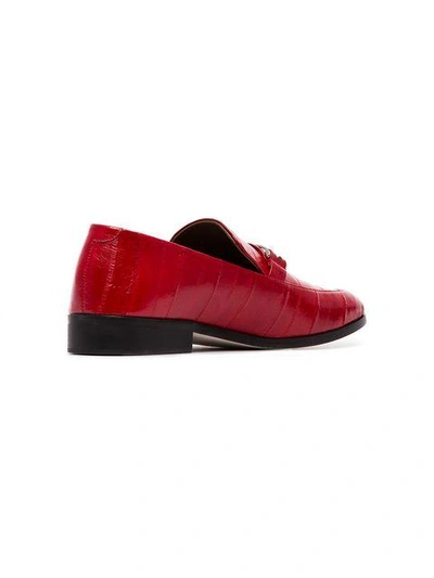 Shop Newbark Red Melanie Leather Loafers