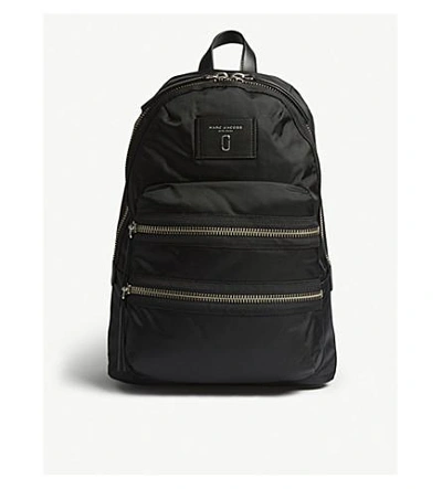 Shop Marc Jacobs Nylon Biker Backpack In Black
