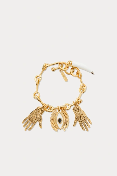 Shop Chloé Eye Bracelet In Gold