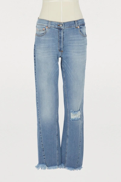 Shop Magda Butrym Nelsonville Jeans In Blue
