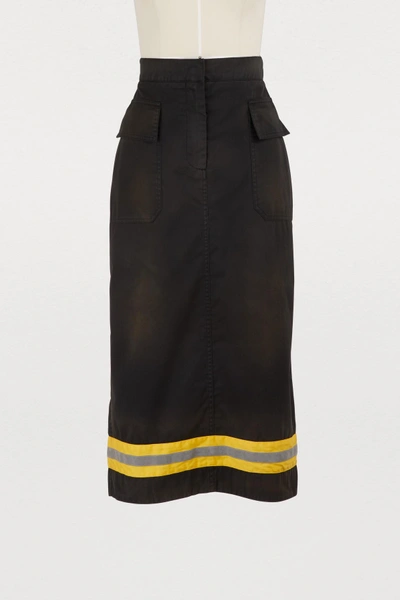 Shop Calvin Klein 205w39nyc Midi Skirt In Black