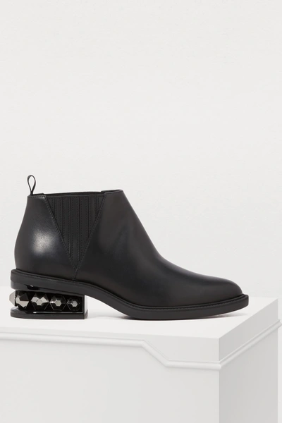 Shop Nicholas Kirkwood Chelsea Boots Suzi In Black