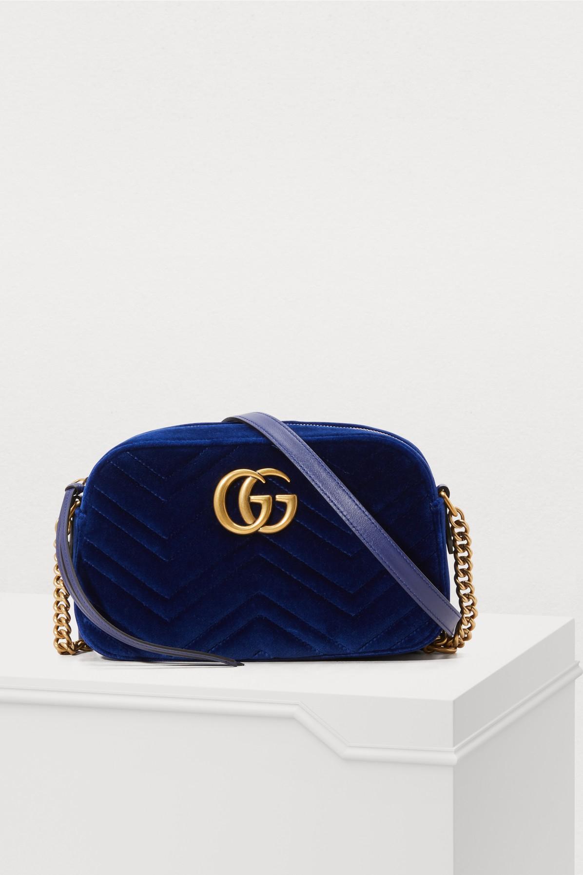 gucci velvet camera bag