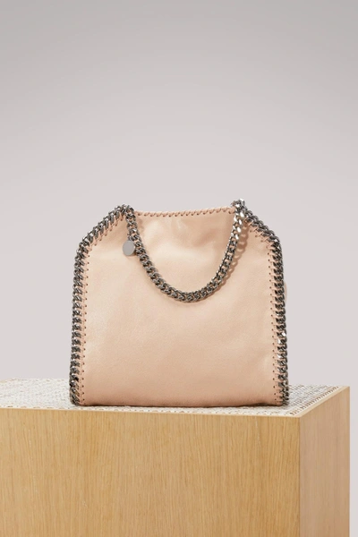 Shop Stella Mccartney Mini Falabella Shaggy Deer Tote Bag