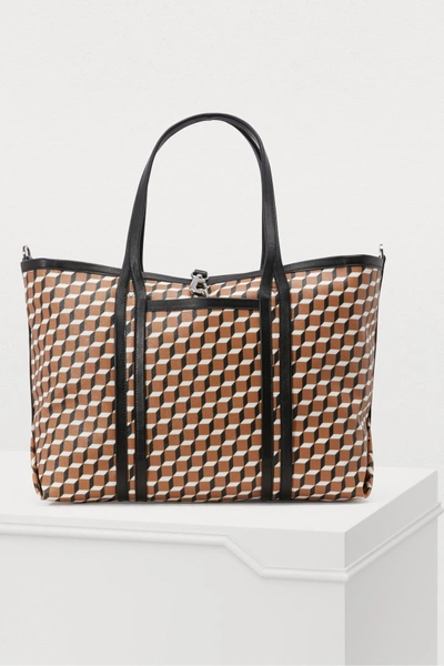 Shop Pierre Hardy Tote Bag In Multi-camel