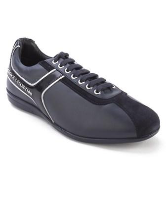 navy blue versace shoes